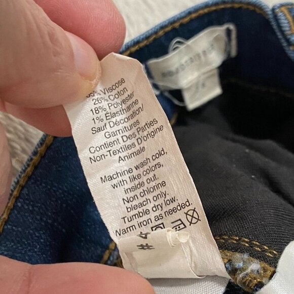 Madewell Roadtripper G1627 High‑Rise Skinny Jeans Dark Indigo Wash Women’s Size - Picture 12 of 14